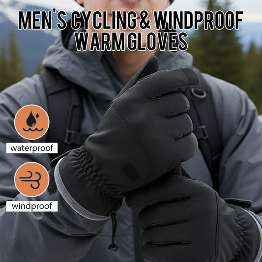 🔥 Buy 1 and get 1 free 🔥🧤 Men's Winter Warm Gloves — Heats Up in 3 Seconds, Touchscreen Compatible, Slip-Resistant & Windproof! 🧤