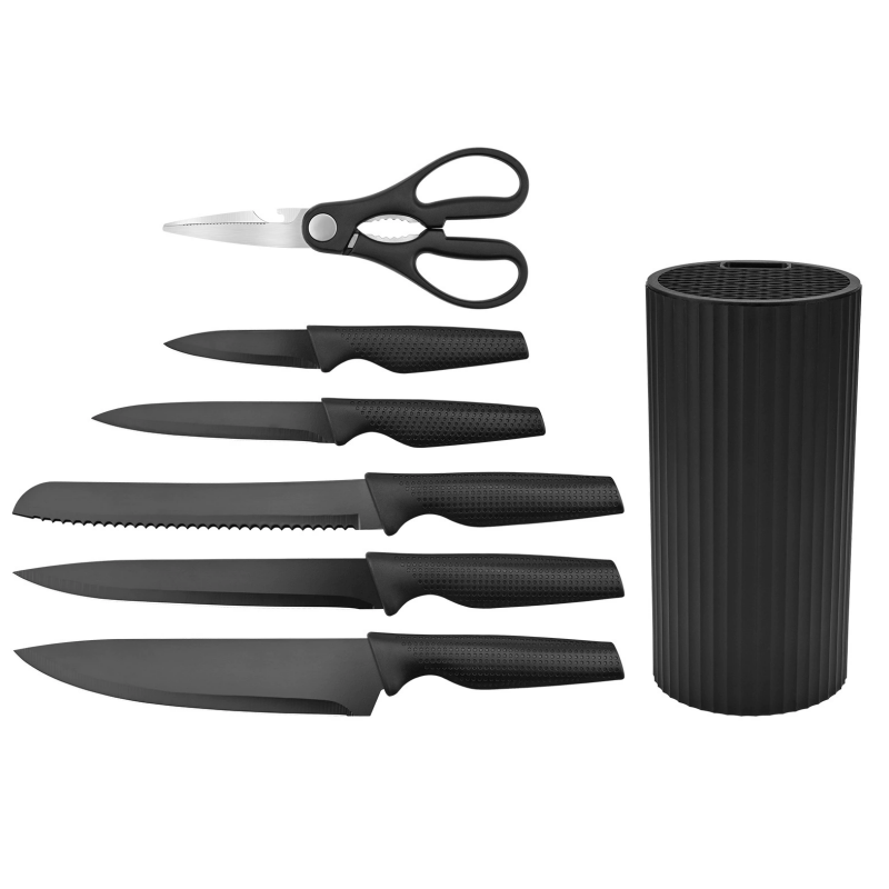 ✨Modern 7-in-1 Kitchen Knife & Scissors Set