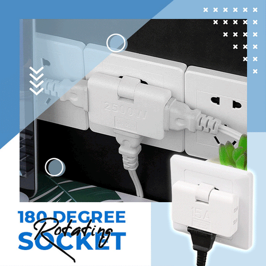 🎁HOT SALE?Rotatable Socket Converter One In Three 180 Degree Extension Plug