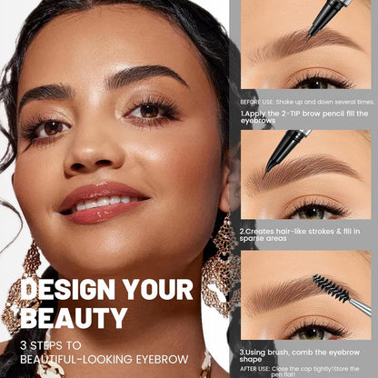 ✨Waterproof & Smudge-Proof Brow Pen