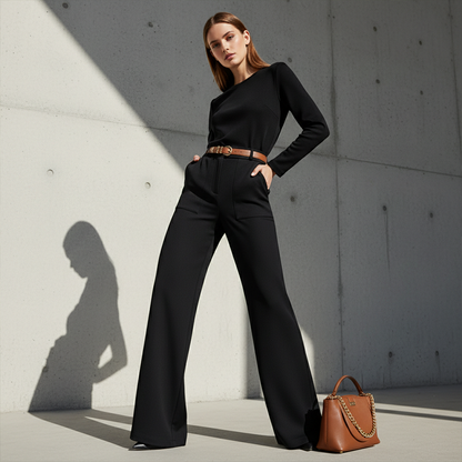 🌸 2026 Early Spring Essential | High-Waisted Wide-Leg Pants | Effortless Elegance & Comfort 🌿【New Arrival】