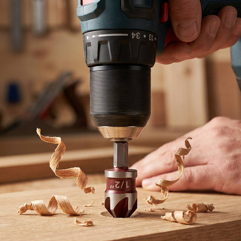 ✨ High-Carbon Steel Countersink Drill Bit Set — Precision Drilling for Wood and Metal! ✨