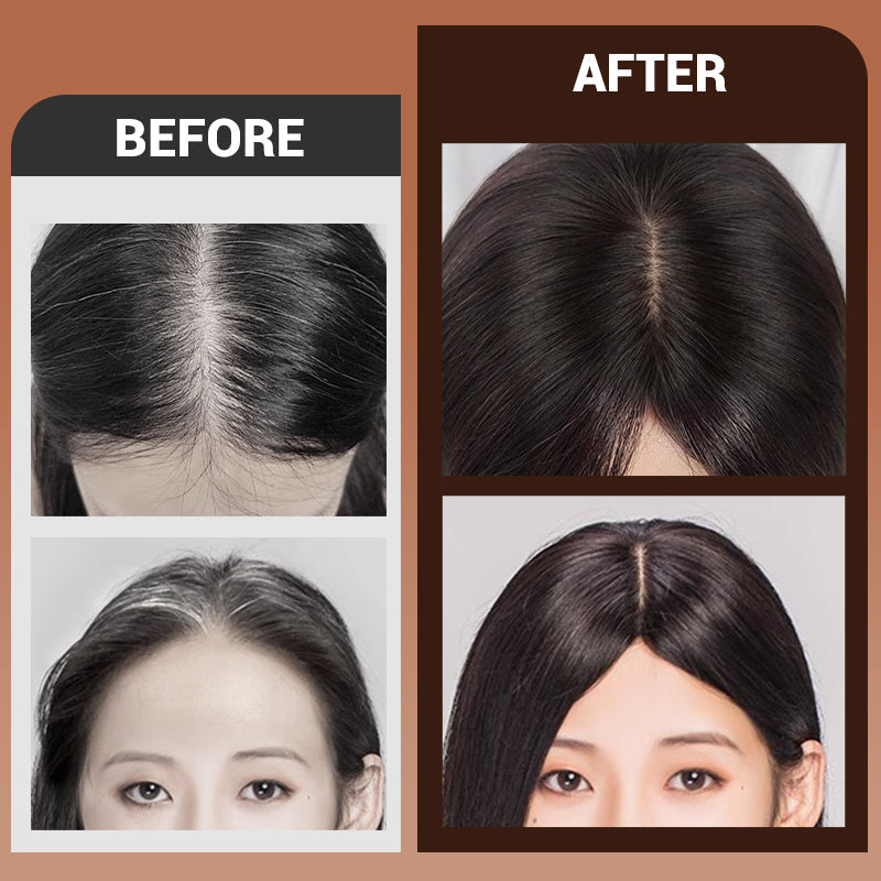 ✨ Natural Black Hairpiece — Conceal thinning hair and regain your confident style! ✨