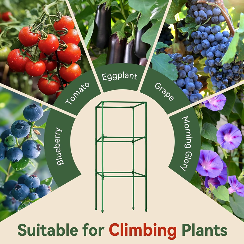 ✨ Adjustable Modular Plant Support Frame—Provides sturdy support for thriving climbing plants! ✨