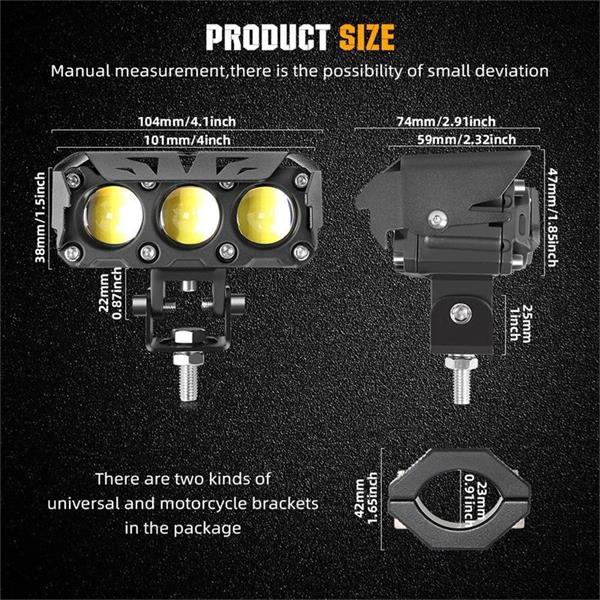 ✨Motorcycle Driving Light LED Auxiliary Light