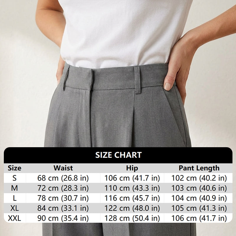 💝New Style✨Women's High Waisted Straight Leg Work Trousers , Smart & Casual Look for Office and Beyond