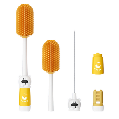 ✨4-in-1 Silicone Bottle Cleaning Brush with Long Handle