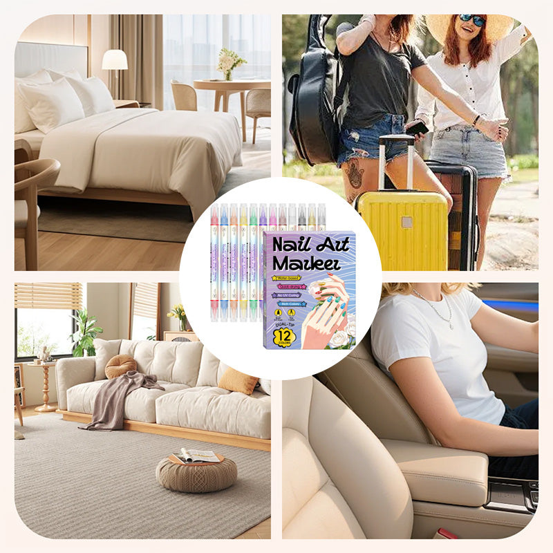 ✨Dual-Tip Nail Art Marker Pen Set