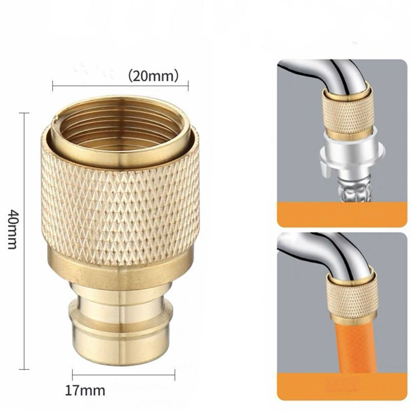 🌟Copper Water Pipe Adapter&High Pressure Water Hose Nozzle