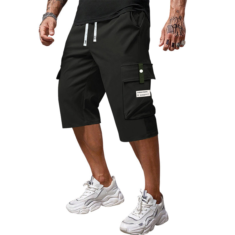 💥LAST DAY SALE 50% OFF !!📢Men's Casual Drawstring Capri Cargo Pants