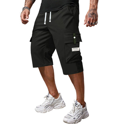 💥LAST DAY SALE 50% OFF !!📢Men's Casual Drawstring Capri Cargo Pants