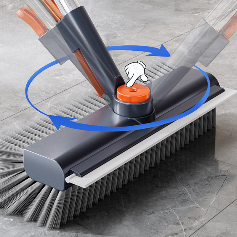 🧹 LIMITED TIME 50% OFF! ✨ 3-in-1 Floor Scrub Brush with Long Handle – Adjustable Head, Squeegee & Tweezers 💦