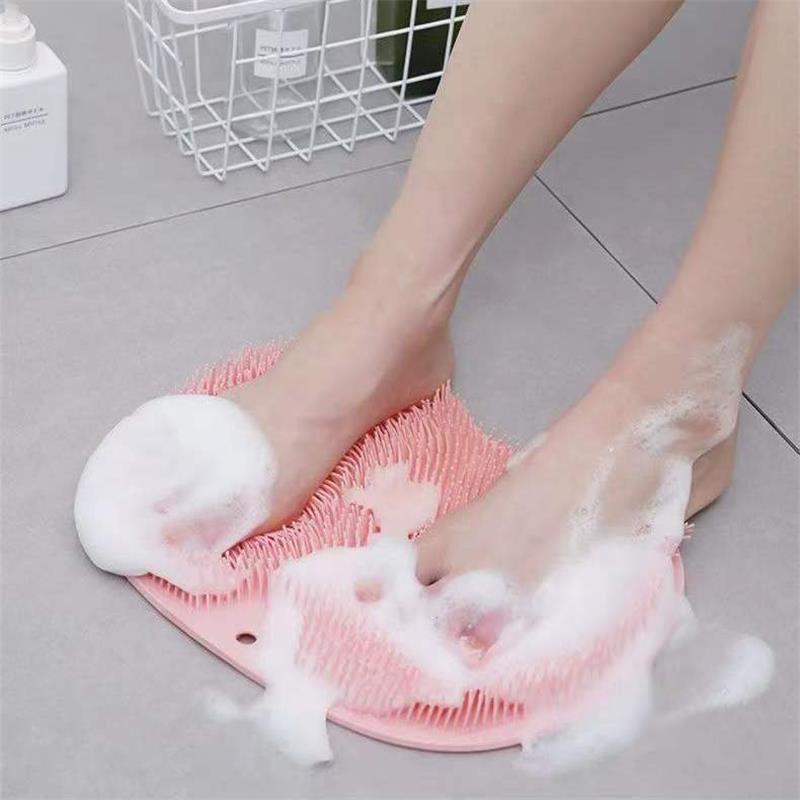 🥳HOT SALE🥳💞10K+ SOLD! Shower Scrubber – BUY 2 GET 1 FREE! Dual-sided, non-slip & massage pad. Deep clean – grab yours! ✅