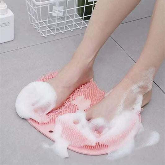 🥳HOT SALE🥳💞10K+ SOLD! Shower Scrubber – BUY 2 GET 1 FREE! Dual-sided, non-slip & massage pad. Deep clean – grab yours! ✅