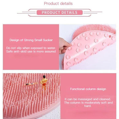 🥳HOT SALE🥳💞10K+ SOLD! Shower Scrubber – BUY 2 GET 1 FREE! Dual-sided, non-slip & massage pad. Deep clean – grab yours! ✅