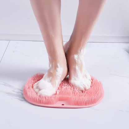 🥳HOT SALE🥳💞10K+ SOLD! Shower Scrubber – BUY 2 GET 1 FREE! Dual-sided, non-slip & massage pad. Deep clean – grab yours! ✅