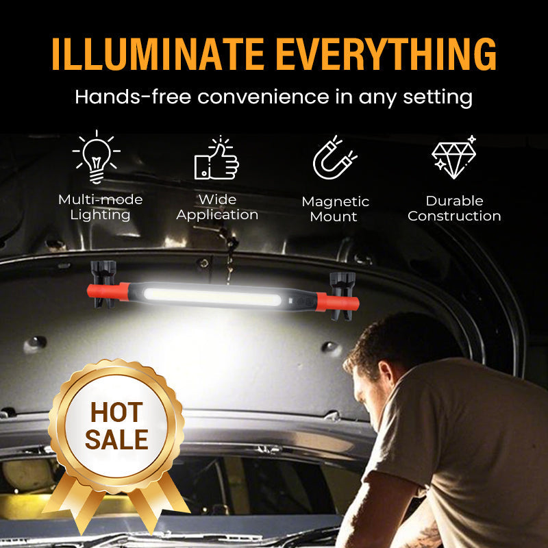 💡 4-in-1 Rechargeable Work Light – Hands-Free, Anywhere