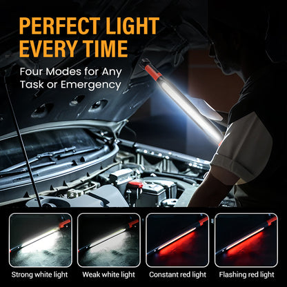 💡 4-in-1 Rechargeable Work Light – Hands-Free, Anywhere