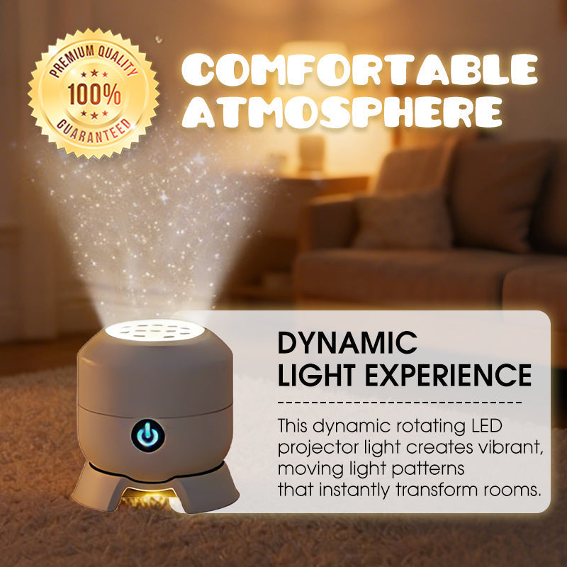 🥳HOT SALE 2026🥳💞Over 50,000 sold! Rotating LED projector with dynamic lighting effect
