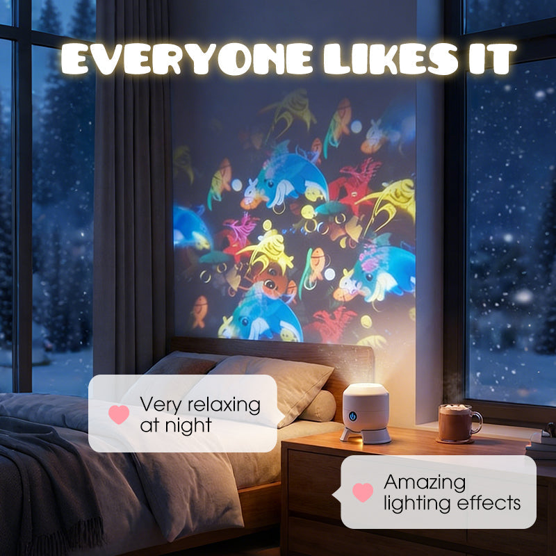 🥳HOT SALE 2026🥳💞Over 50,000 sold! Rotating LED projector with dynamic lighting effect