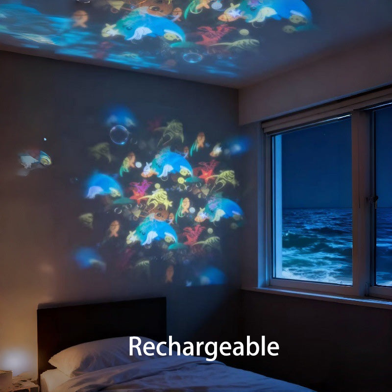 🥳HOT SALE 2026🥳💞Over 50,000 sold! Rotating LED projector with dynamic lighting effect