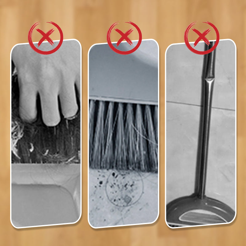 🥳2026 HOT SALE🥳💞50% OFF!✨ 💝Stand-up dustpan set with brush that rotates 180°