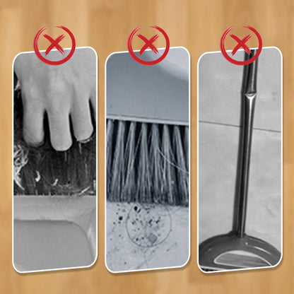 🥳2026 HOT SALE🥳💞50% OFF!✨ 💝Stand-up dustpan set with brush that rotates 180°