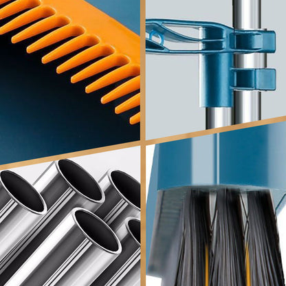 🥳2026 HOT SALE🥳💞50% OFF!✨ 💝Stand-up dustpan set with brush that rotates 180°