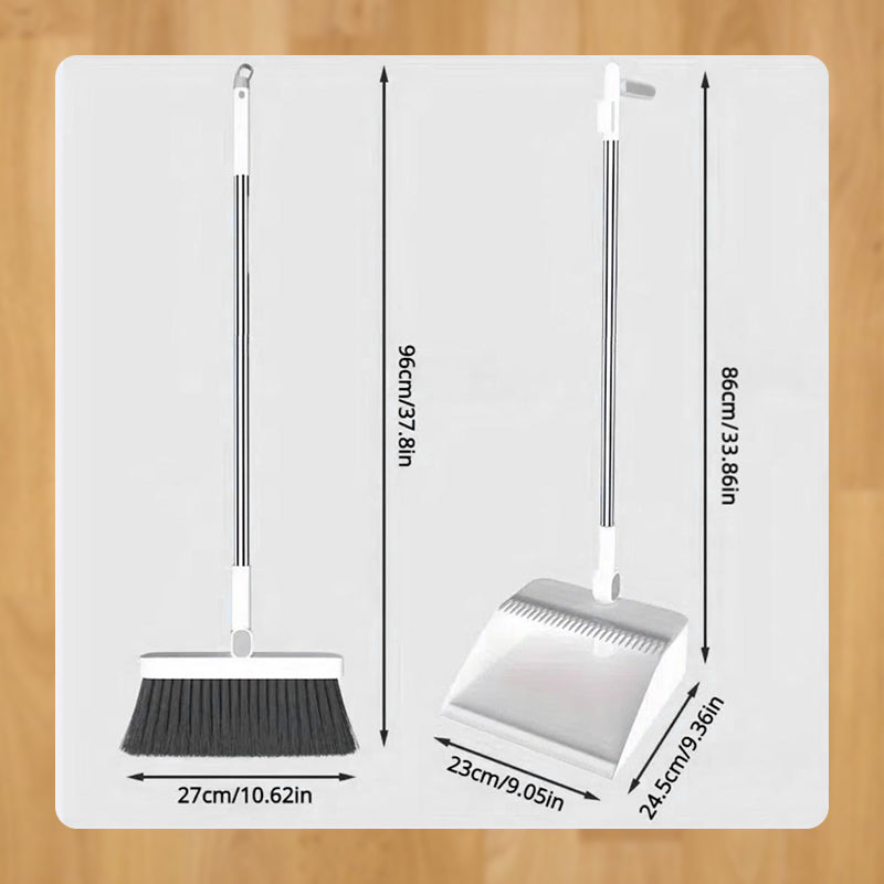 🥳2026 HOT SALE🥳💞50% OFF!✨ 💝Stand-up dustpan set with brush that rotates 180°