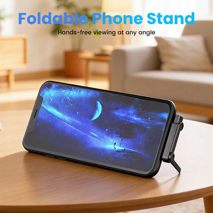 🔋 50% OFF! ⚡ Fast-charging adapter with a 360° rotating phone mount—universally compatible, compact design, and hands-free use 📱