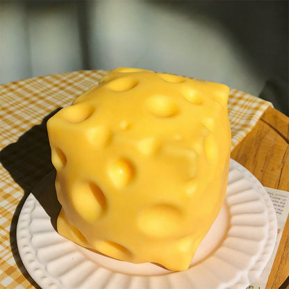 ✨ Giant Cheese Stress Toy – Therapeutic Relief with Satisfying Squeeze! ✨