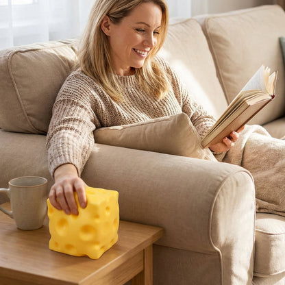 ✨ Giant Cheese Stress Toy – Therapeutic Relief with Satisfying Squeeze! ✨