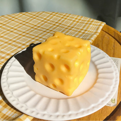 ✨ Giant Cheese Stress Toy – Therapeutic Relief with Satisfying Squeeze! ✨