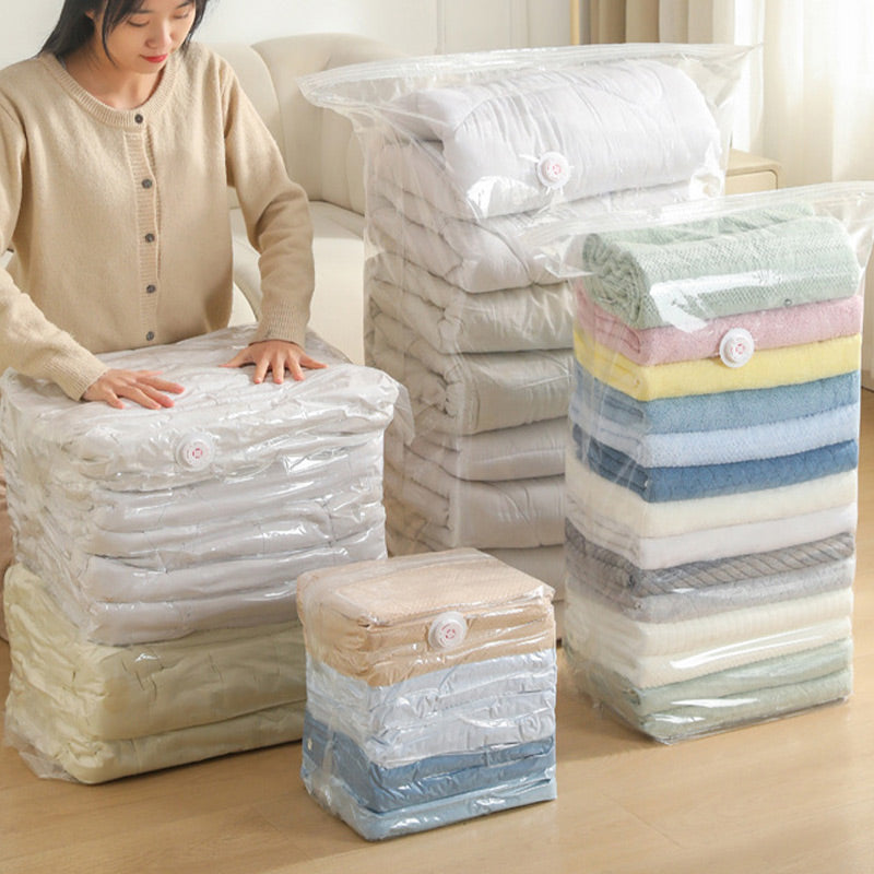 ✨ Pump-Free Vacuum Storage Bags – Maximize Space, Protect Your Belongings! ✨