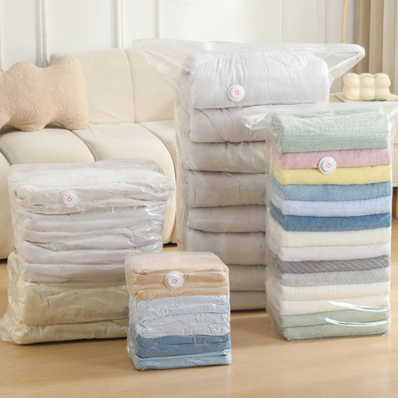 ✨ Pump-Free Vacuum Storage Bags – Maximize Space, Protect Your Belongings! ✨