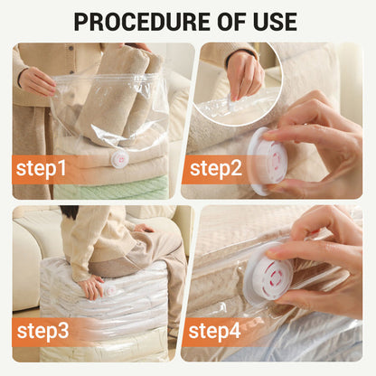 ✨ Pump-Free Vacuum Storage Bags – Maximize Space, Protect Your Belongings! ✨