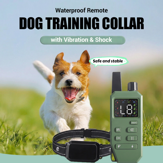 ✨ Remote Dog Training Collar – IP67 Waterproof, 3 Training Modes + IR Light! ✨