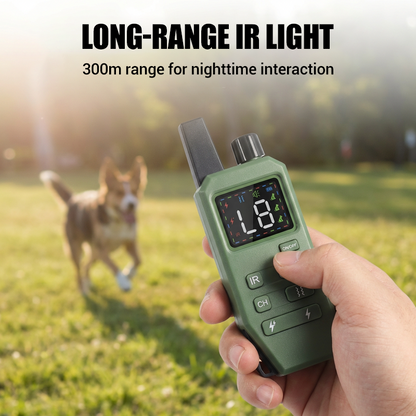 ✨ Remote Dog Training Collar – IP67 Waterproof, 3 Training Modes + IR Light! ✨