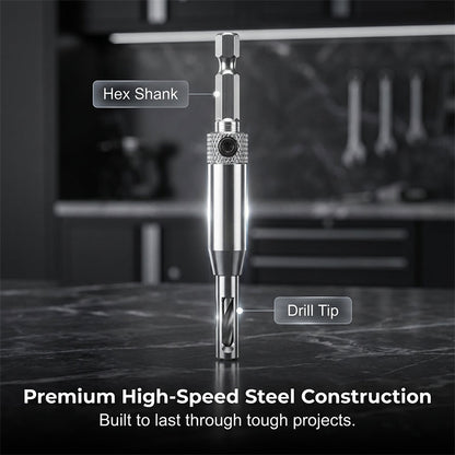 ✨ Hinge Drill Bit Set—High-precision drilling tools designed for DIY and professional projects! ✨