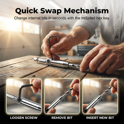 ✨ Hinge Drill Bit Set—High-precision drilling tools designed for DIY and professional projects! ✨