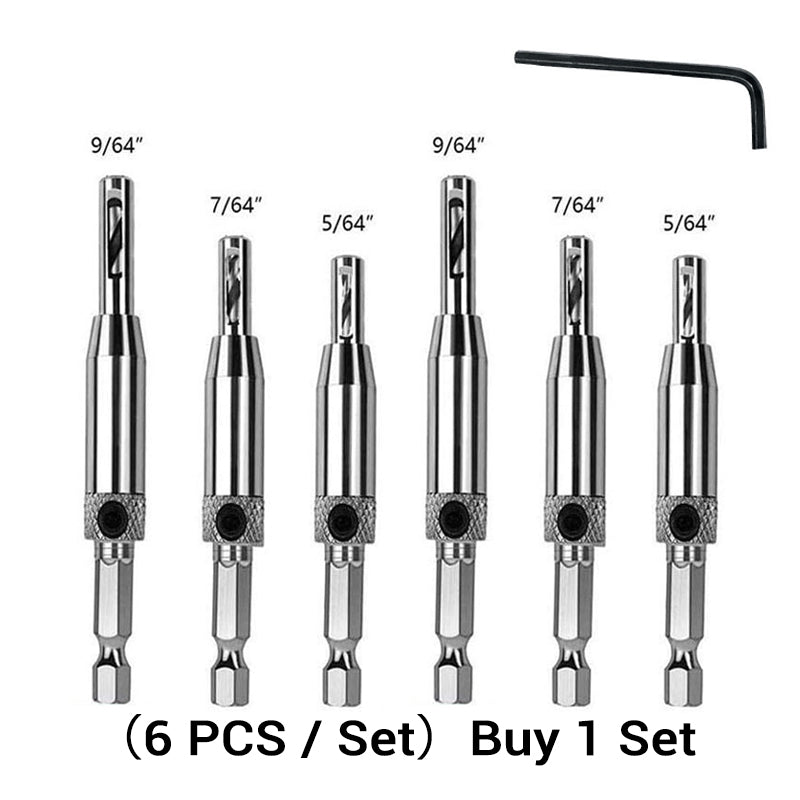 ✨ Hinge Drill Bit Set—High-precision drilling tools designed for DIY and professional projects! ✨