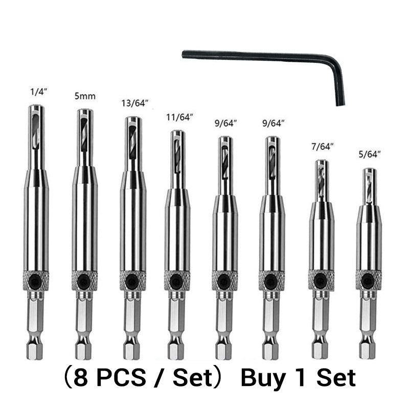 ✨ Hinge Drill Bit Set—High-precision drilling tools designed for DIY and professional projects! ✨