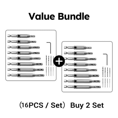 ✨ Hinge Drill Bit Set—High-precision drilling tools designed for DIY and professional projects! ✨