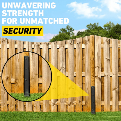 ✨ Fix Wobbly Fence Posts Fast – Heavy-Duty H-Shaped Fence Post Repair Anchor! ✨