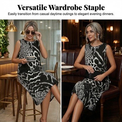 🥳2026 HOT SALE🥳💞50K+ SOLD!🎀🌙 50% OFF! Leopard Print Casual Dress – Sleeveless & flowy, no restriction. Soft fabric drapes beautifully. Dress up or down effortlessly. Your new favourite. 🕊️💕
