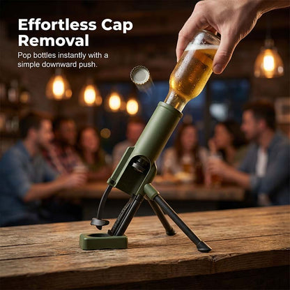 ⏰🔥LIMITED TIME 50% OFF! 🍻 51mm Beer Bottle Mortar – Fun Cap-Launching Desk & Bar Accessory, Perfect for Parties & Gifts 🚀✨