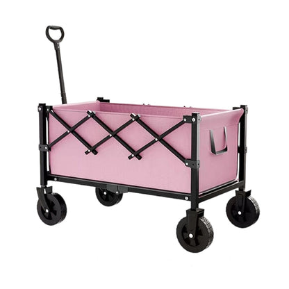 🛒 Tired of carrying heavy loads by hand? This collapsible wagon hauls everything – camping gear, moving boxes, even 50 lb dog food bags. Folds flat to store like a bin! 🔥