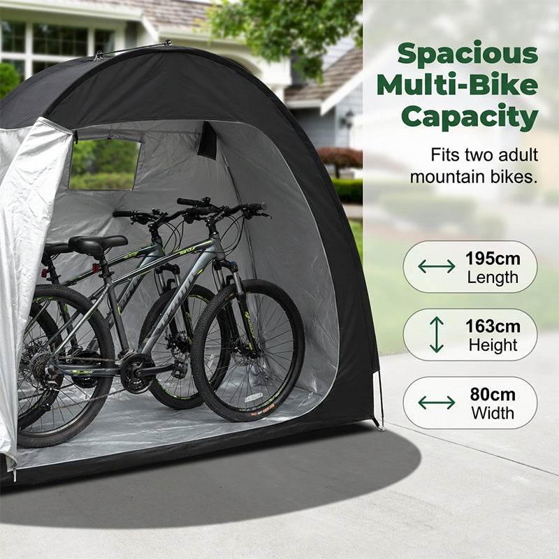 ✨ Heavy-Duty Outdoor Bike Storage Tent - Waterproof &amp; UV-Protected ✨