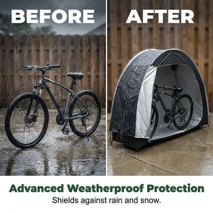 ✨ Heavy-Duty Outdoor Bike Storage Tent - Waterproof &amp; UV-Protected ✨