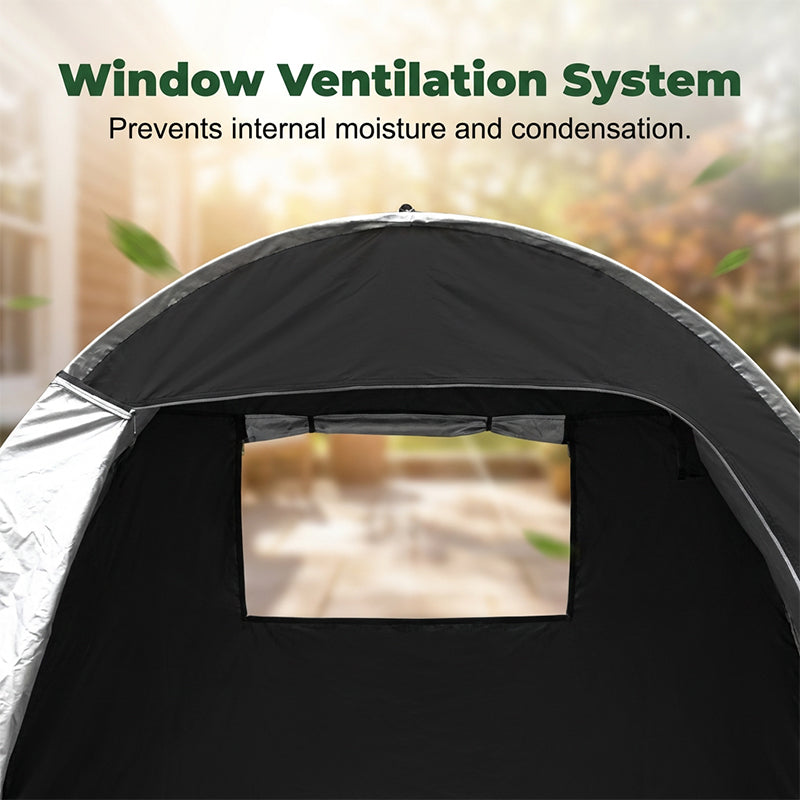 ✨ Heavy-Duty Outdoor Bike Storage Tent - Waterproof &amp; UV-Protected ✨